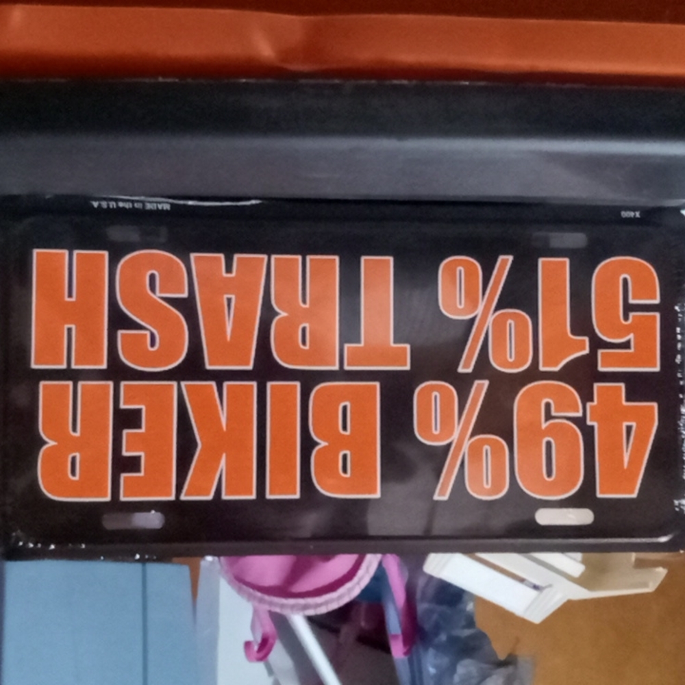 NWOT Novelty license plate